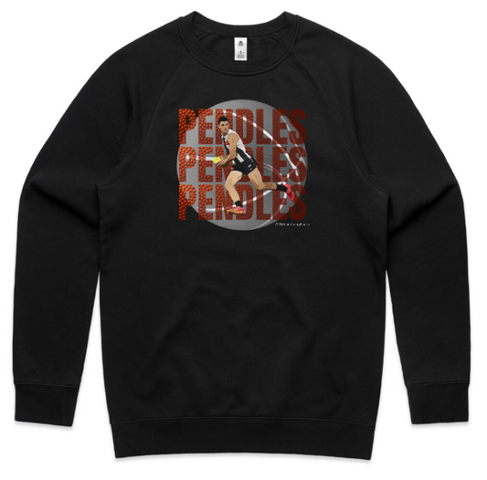 Pendles | Basketball Background Tee & Crew Sweater
