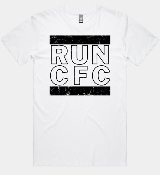 RUN CFC Tee – Collingwood Magpies Street Classic