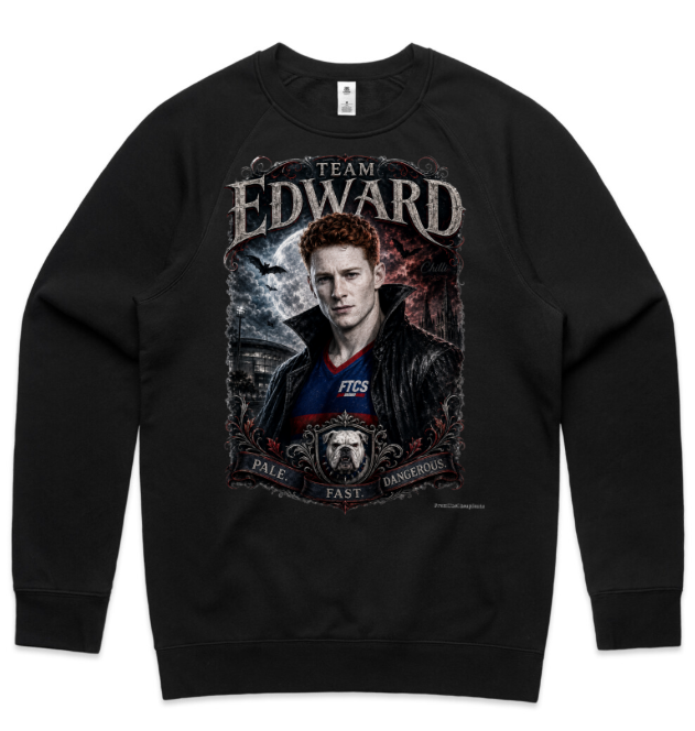 Team Edward | Pale. Fast. Dangerous. Tee & Crew Sweater