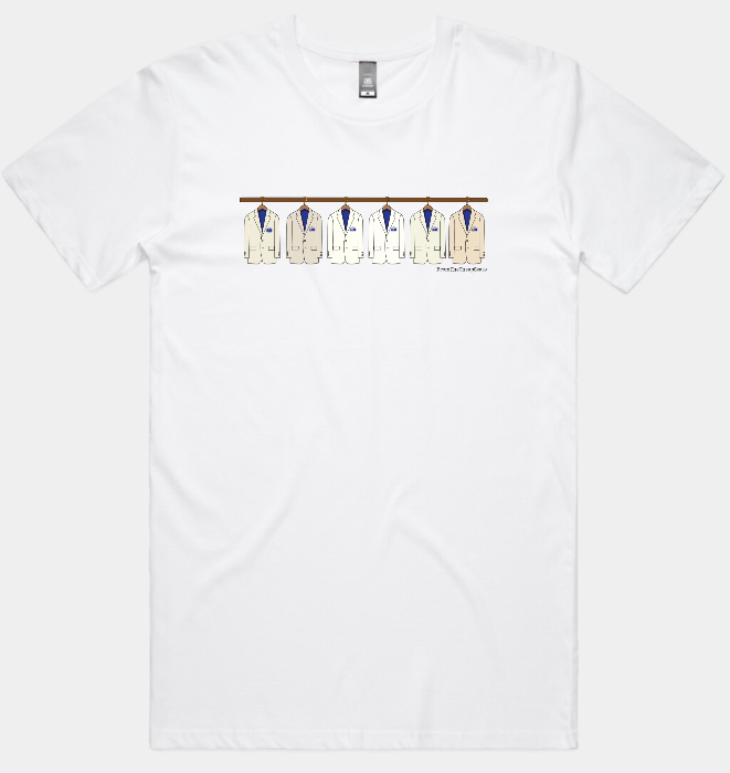The 'Cream, Bone, Off-White, White...' Jacket Tee